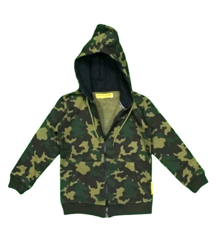 Military print hoodie 